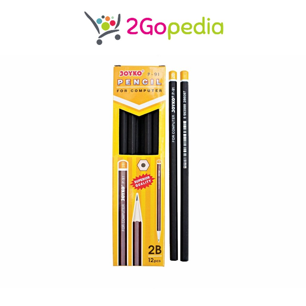 

Pensil Tulis P-91 2B Joyko Grosir Murah Atk