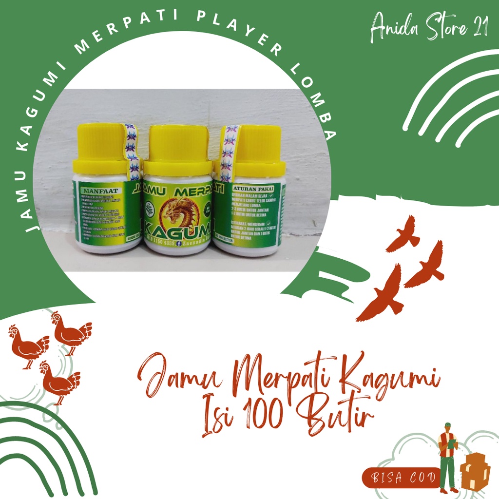 Jamu Merpati Kagumi Jamu Kagumi Untuk Merpati Player Merpati Lomba Isi 100 Butir