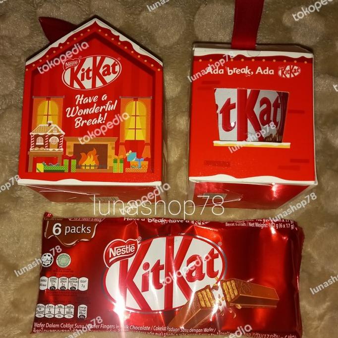 

@=@=@=@=] Wafer dalam coklat susu Nestle edisi Natal 2021 6x17g