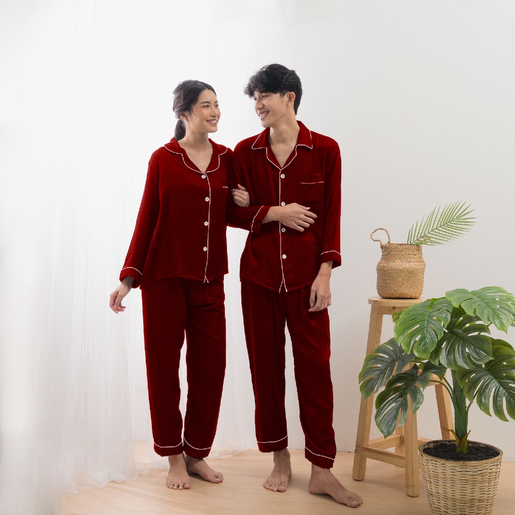 Zavyn Setelan Piyama Couple Rayon Twill Premium PP