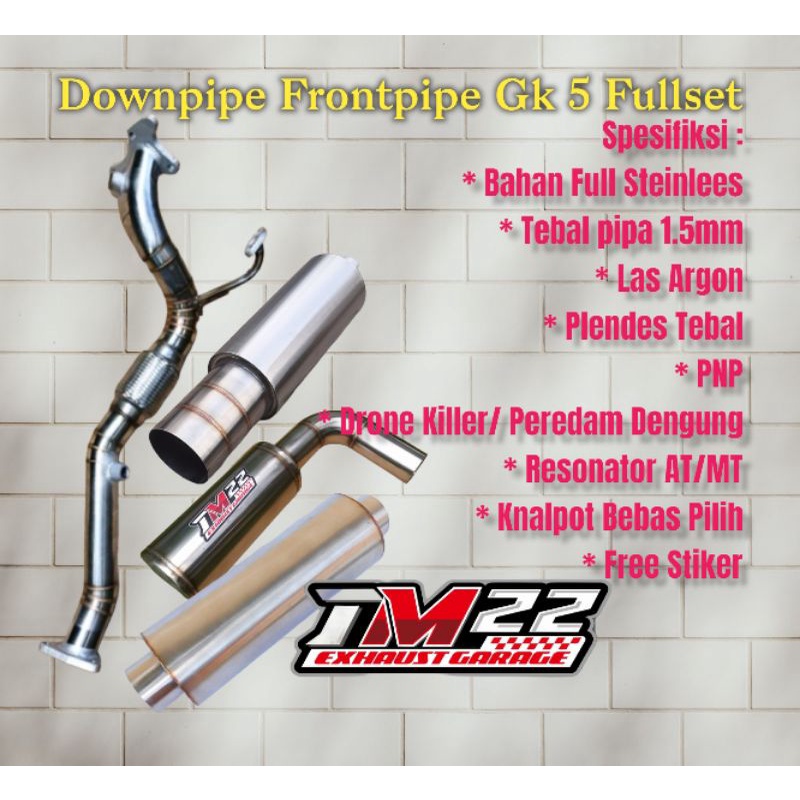 Downpipe Frontpipe GK5 (Jazz/Mobilio)