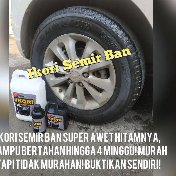 Pasti Heboh Semir Ban Pengkilap Ban Penghitam Ban Ikori 5 Liter Hitam dan Wet Look Murah dan Ori