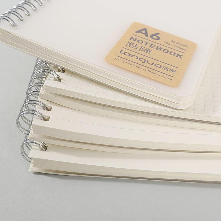 

[KODE C99MW] Clear Cover Spiral Notebook [CREATIV]