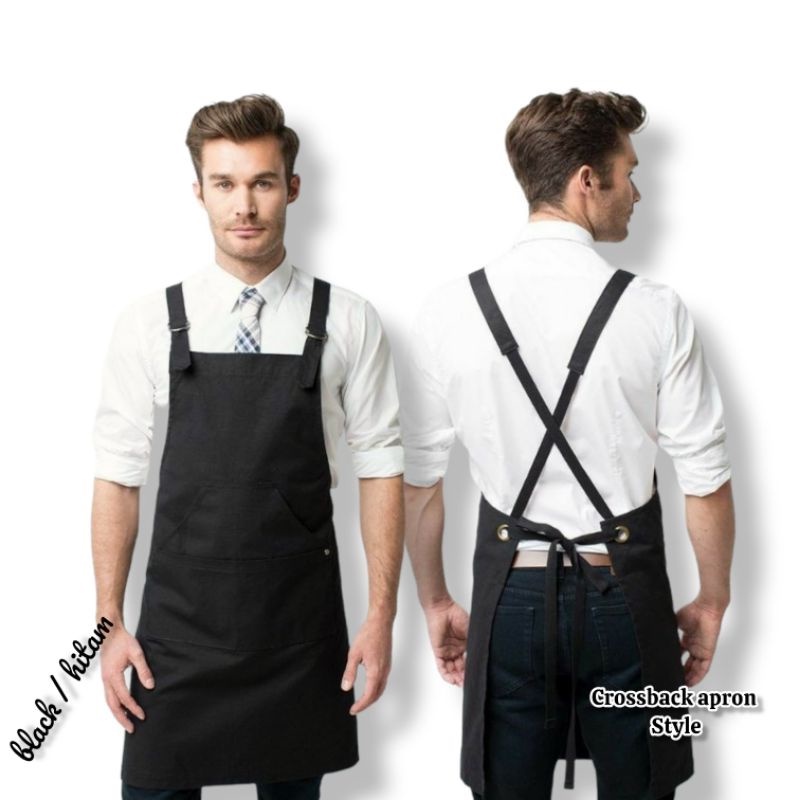 Celemek Apron Barista Celemek Waitres  Celemek masak - Drill  Premium - NEW PRODUCT