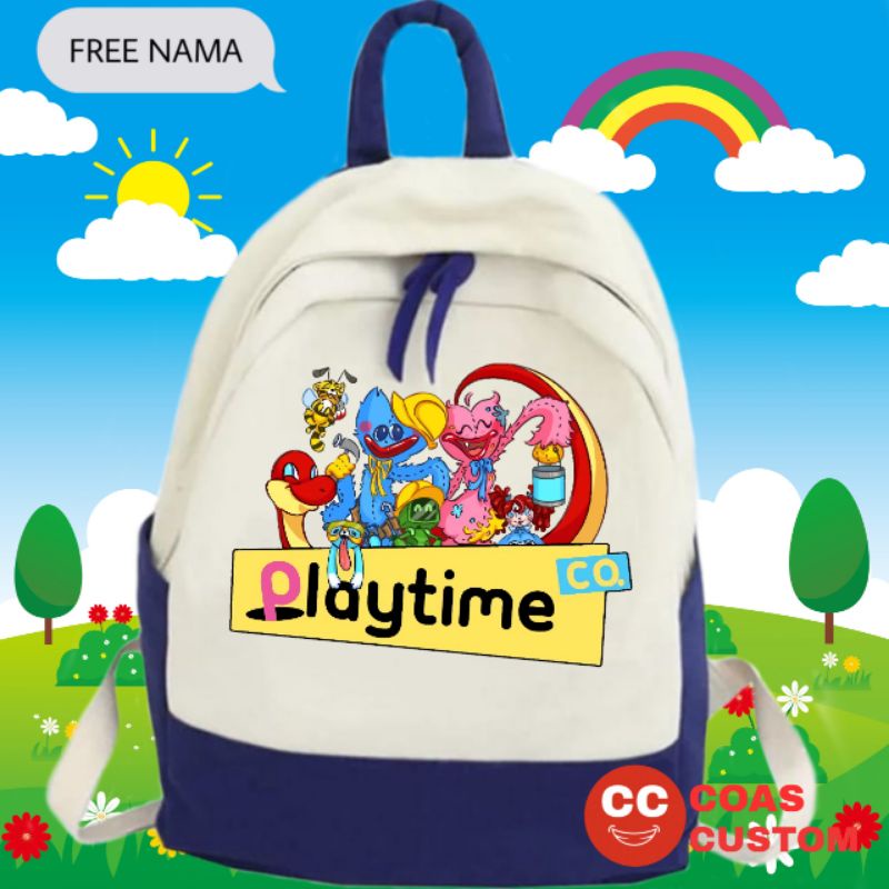 TAS RANSEL POPPY PLAYTIME HUGGY WUGGY TAS ANAK SEKOLAH