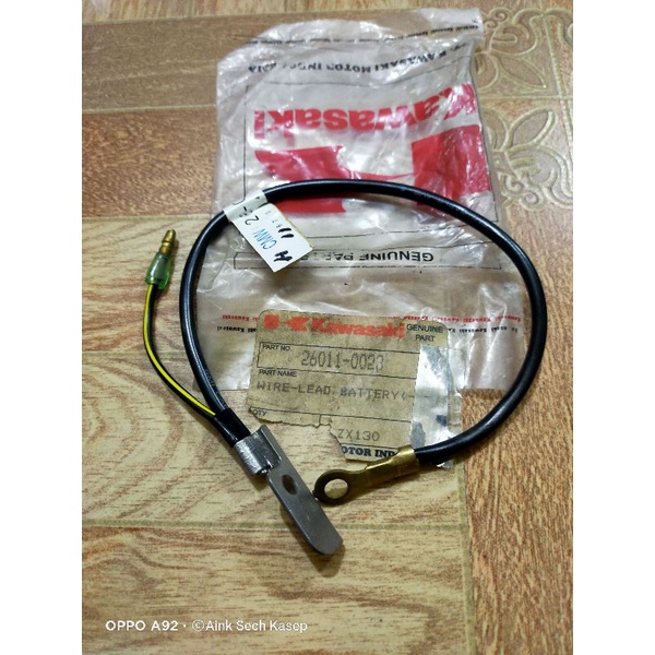 kabel aki negatif min massa zx130