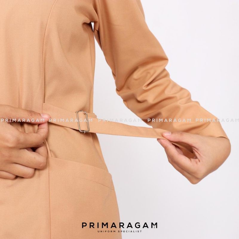 baju pramuka wanita sma lengan panjang ( nagatek )