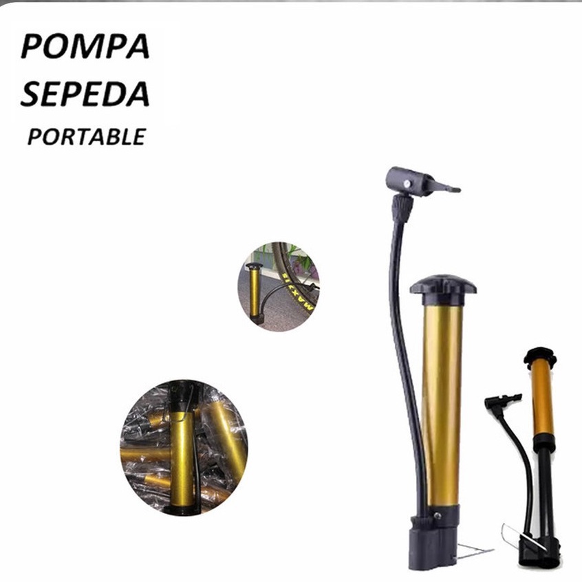 POMPA BAN SEPEDA Mini Portable Multifungsi / Pompa Sepeda Portable