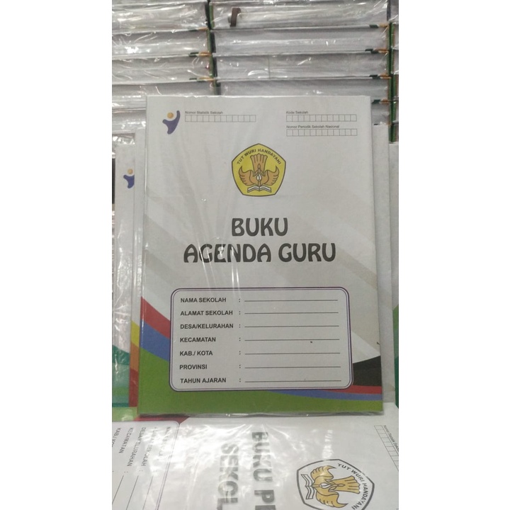 

BUKU AGENDA GURU SD, SMP, SMA, SMK VERSI WARNA PLUS DATA NILAI