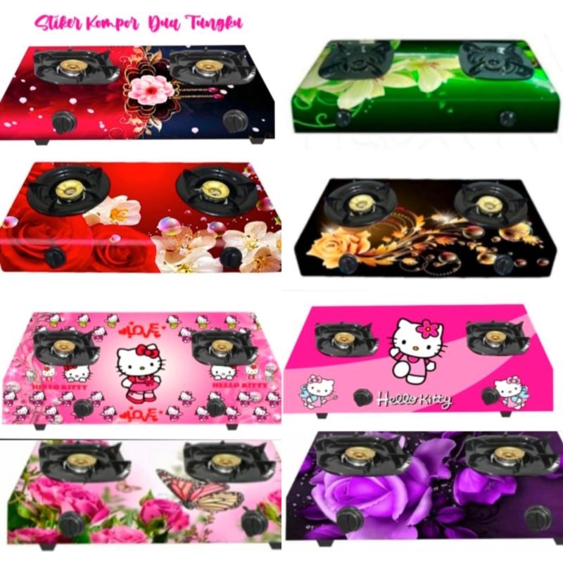 STIKER KOMPOR GAS 2 TUNGKU