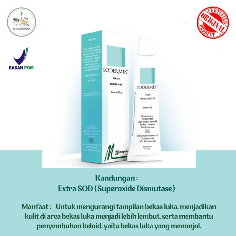 Sodermix Cream 15 gram