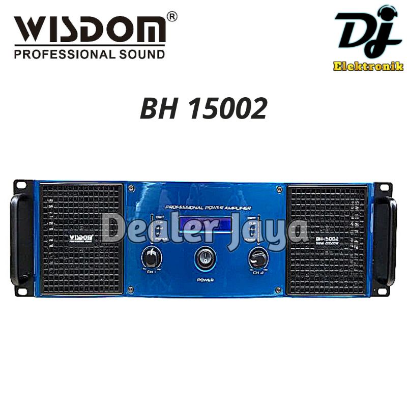 Power Amplifier Wisdom BH 15002 / BH15002 - 2 channel