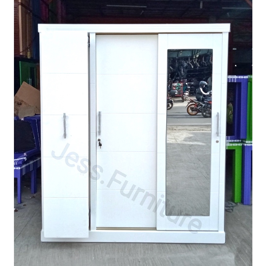 Lemari Sliding 3Pintu Hijab , Lemari Panorama Hijab 3Pintu Sliding