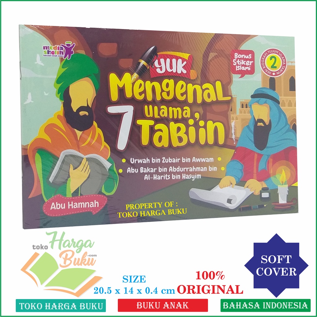 Yuk Mengenal 7 Ulama Tabi'in Jilid 2 Buku Anak Islam Muslim Kisah Ulama Tabiin Penerbit Media Shalih