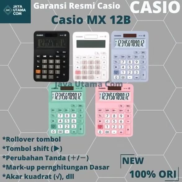 

[COD] Calculator Casio MX-12B-Pink EKSLUSIF Kode 170