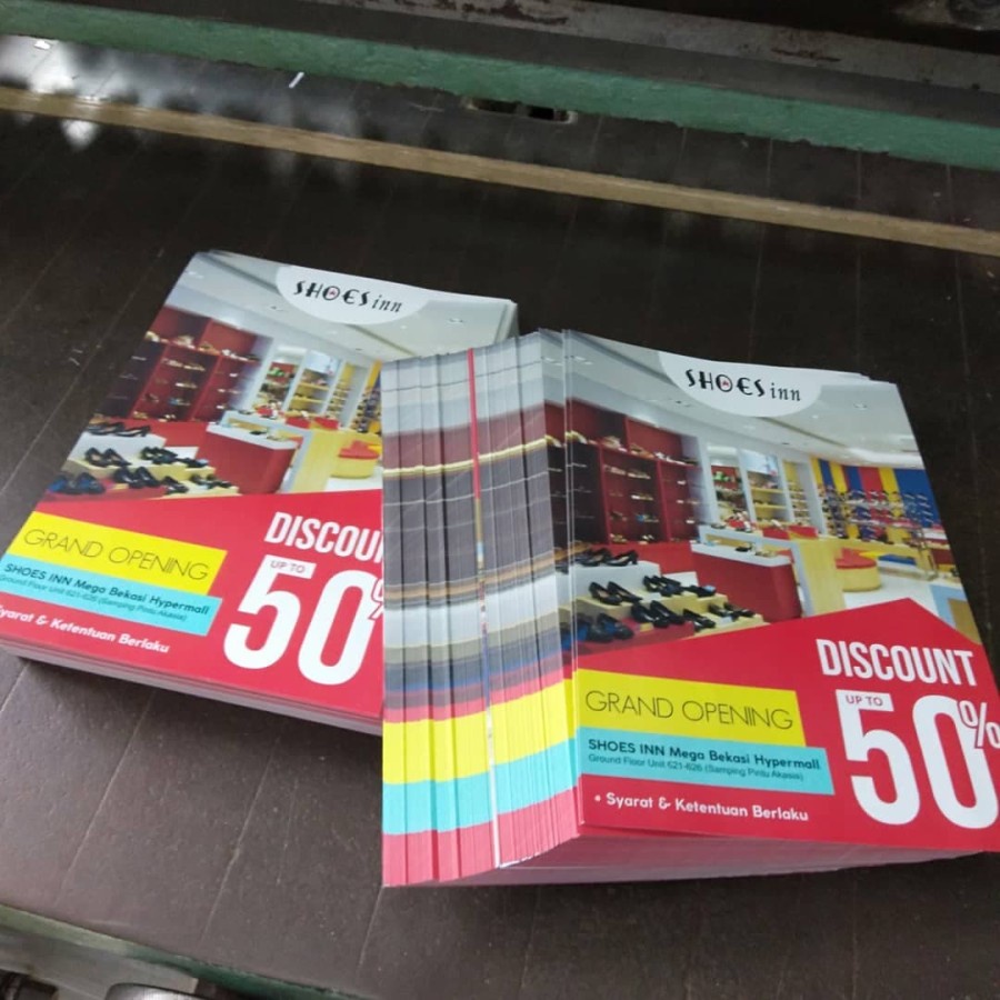

Cetak Brosur A5 Art Paper Full Colour 2 sisi / Flyer - Custom - Murah
