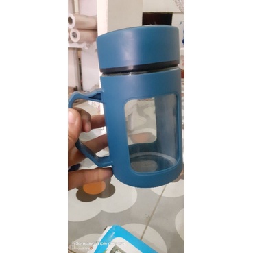 gelas kaca tutup/mug kaca
