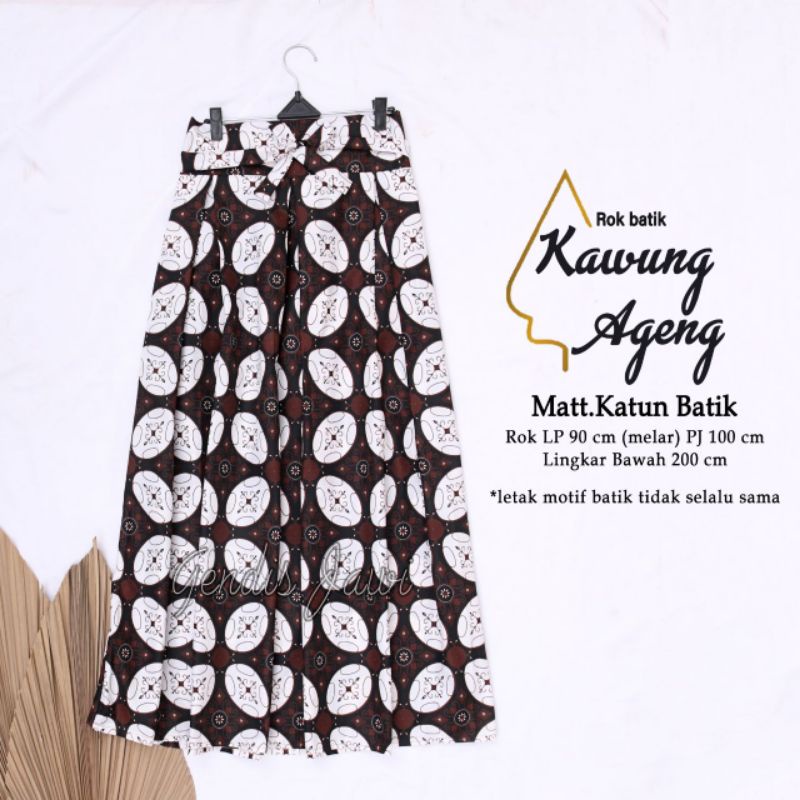 Rok batik TERLARIS rok batik panjang rok payung batik unggul jaya