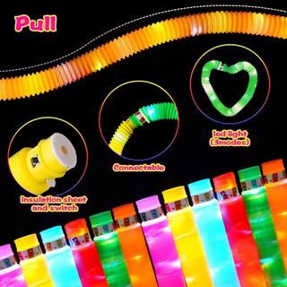 COD❤️Pop Tube LED Stress Relief Sensory Mainan Sensorik Mainan Untuk Anak-anak Autistik Dan Gelisah Untuk Anak-anak Stres-A.one