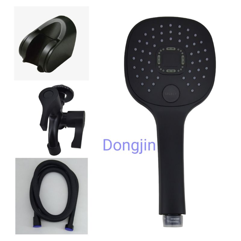 Paket Komplit Hand Shower Set hitam /Paket Shower Mandi