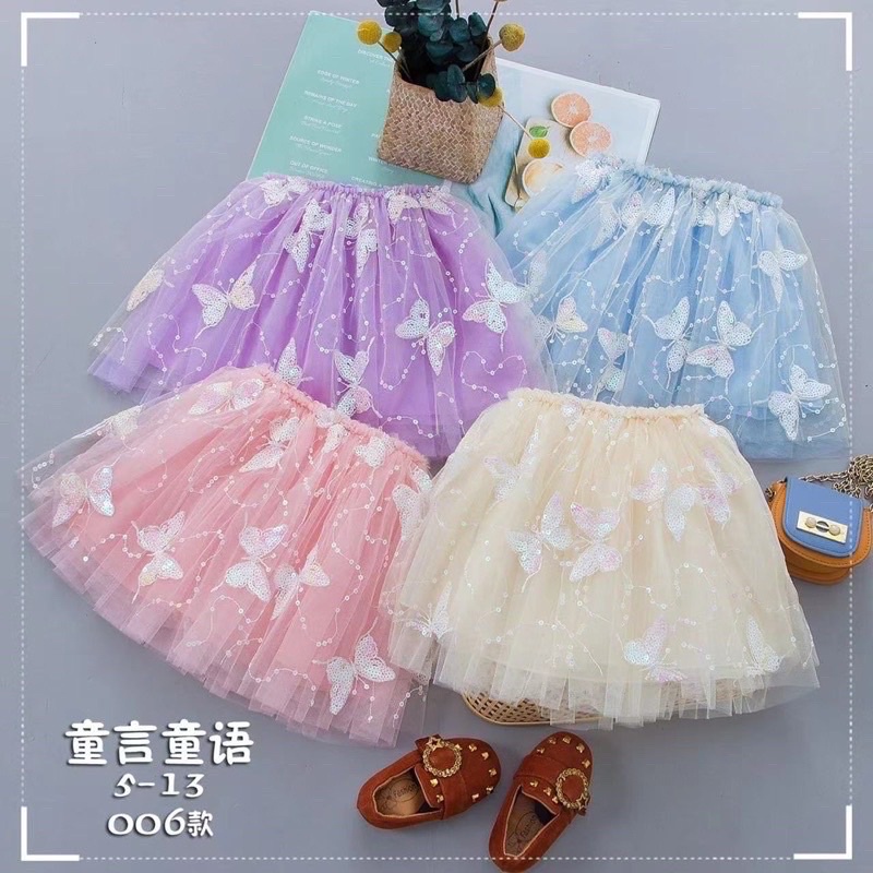 ROK TUTU ANAK IMPORT USIA 1-6TH | RK002 | ROK TILE TUMPUK IMPORT LEMBUT | ROK BALET PREMIUM