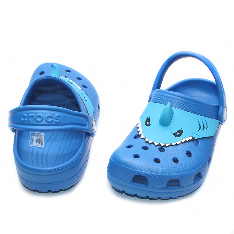 Crocs Anak Anak Shark / Crocs anak Fun lab sharks / shark tanduk