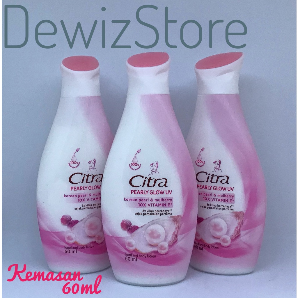 CITRA HAND AND BODY LOTION PEARLY GLOW UV - 60ML