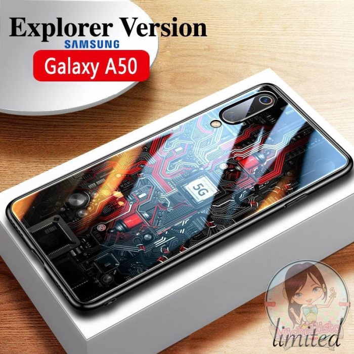 New Case Samsung A50 A50S A30S Gambar Painted Explorer Hard Akrilik Gloosy Murah