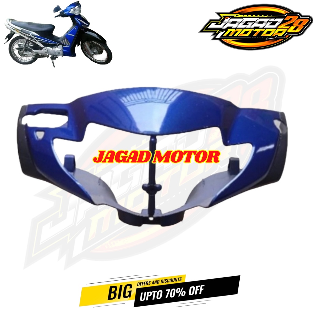 Batok Depan Supra X 125 Lama Tahun 2005-2007 Biru / Kepala Depan Supra X 125 Lama Tahun 2005-2007 Biru / Batok Kepala Totok Depan Supra X 125 Lama Tahun 2005-2007 Biru