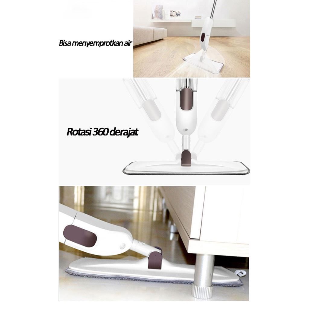 SPRAY MOP / CANEL &amp; CO Multifungsi 360 Spin Spray Mop-Ultra Mop Cleanze