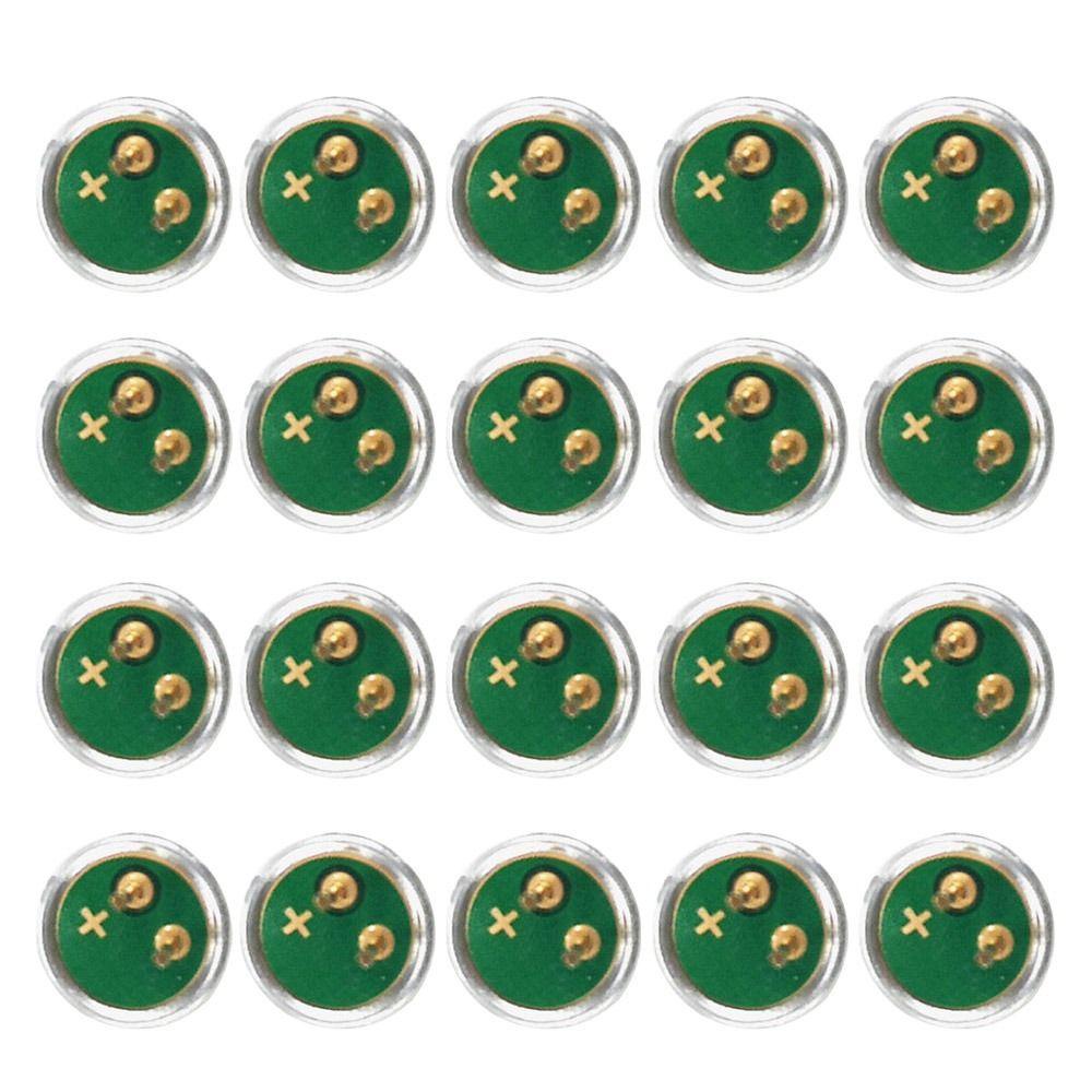 Solighter 20PCS Microphone 6 * 2.2mm Pick-up Dengan 2pin Tachograph Electret Microphone