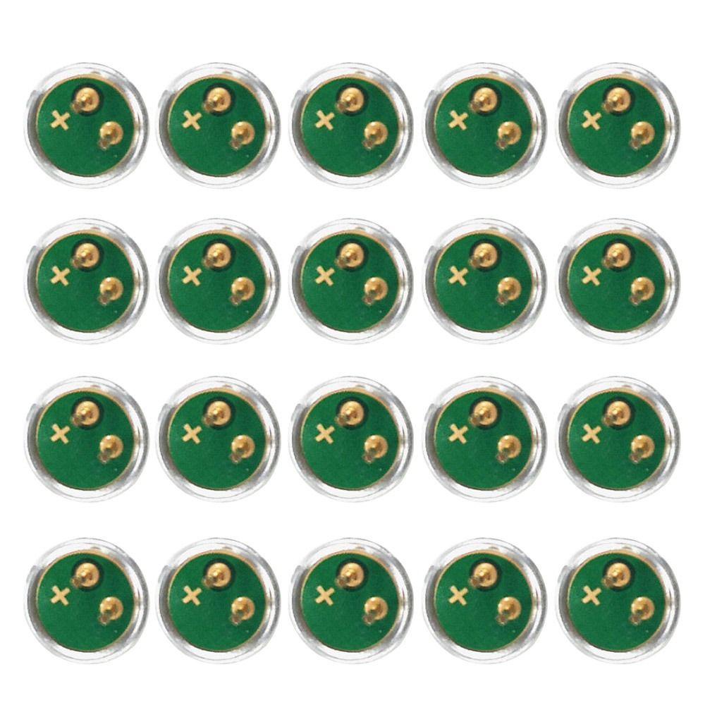 Solighter 20PCS Microphone 6 * 2.2mm Pick-up Dengan 2pin Tachograph Electret Microphone