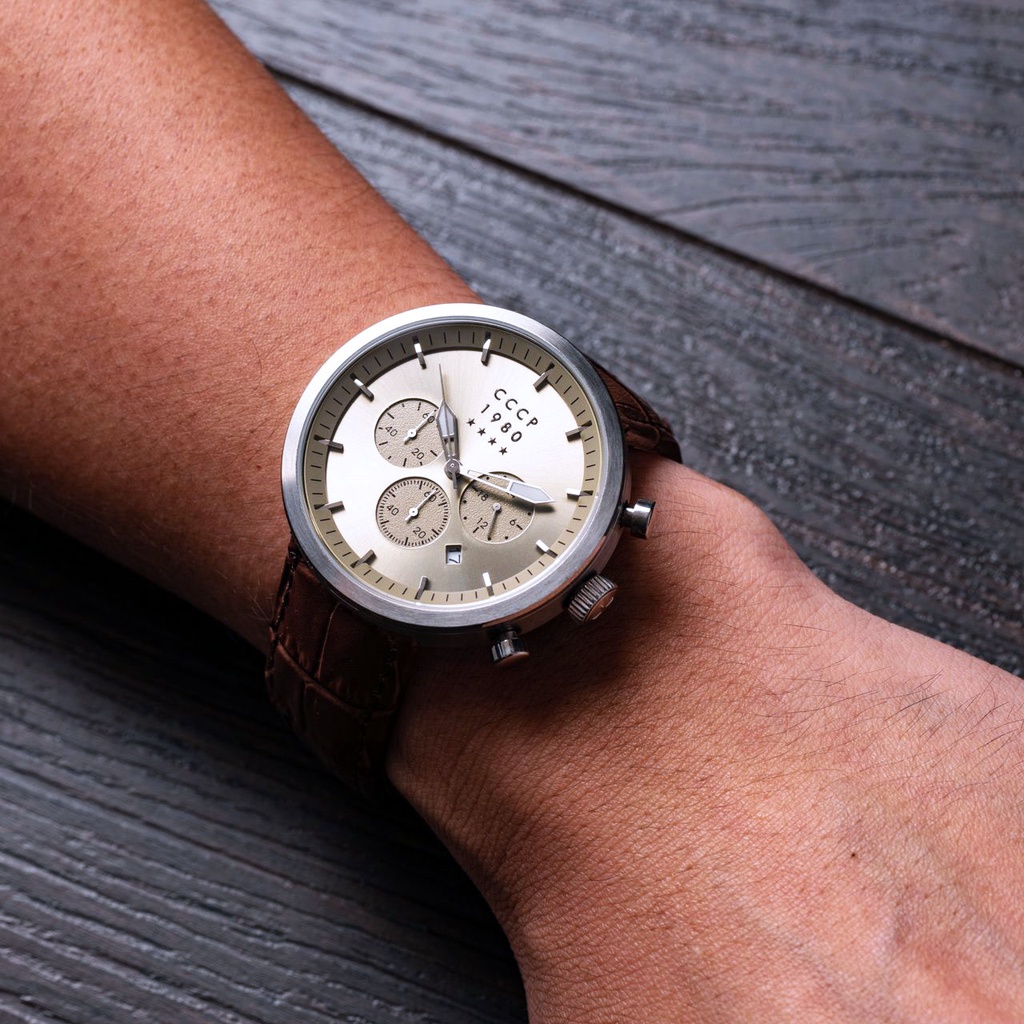 Jam Tangan Pria CCCP Kashalot CP-7007-0A Chronograph Seiko Movement