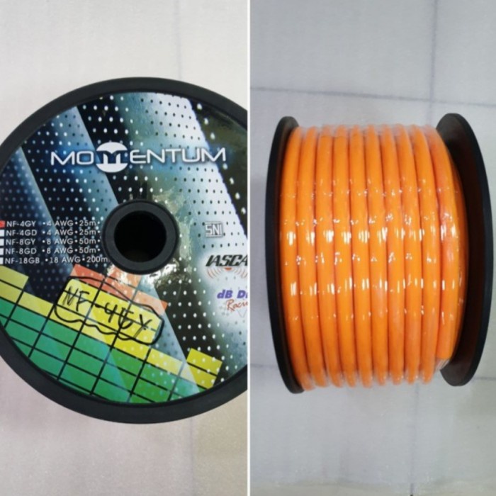 Kabel Momentum 4 awg / Kabel Power Mobil Momentum