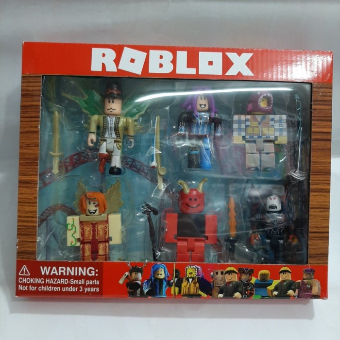 Produk Mainan Roblox Series Figure Set Isi 6 Karakter Action Terbaru Box Mika Bagus