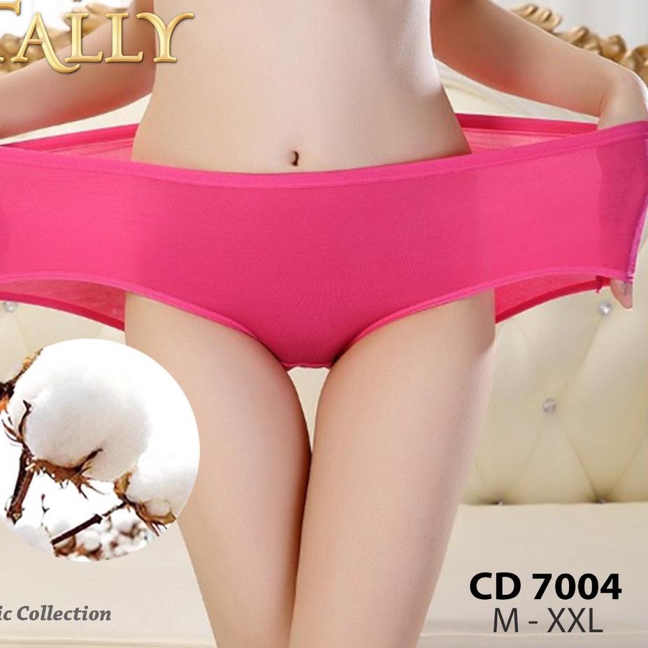 Harga Termurah TALLY Celana Dalam Wanita Bahan Katun Fit to M-XXXL Lembut dan Nyaman CD 1239/1257