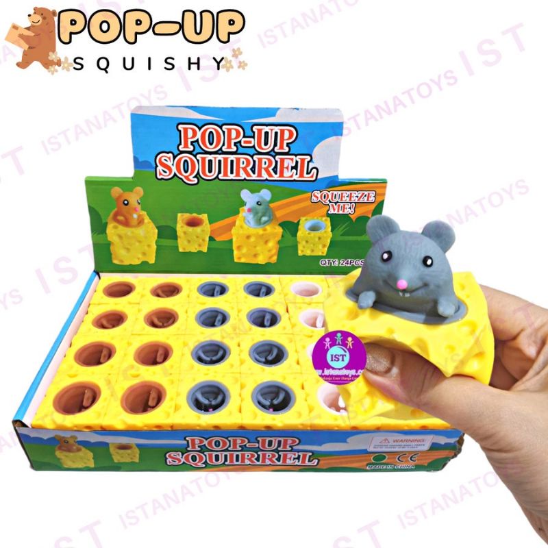 mainan pop it squishy pohon tupay pencet/mainan pencet squishy karakter karet silikon