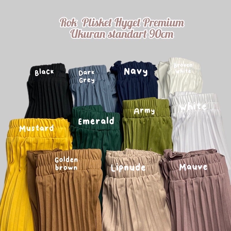 ATRAA - PLEATS SKIRT/ROK PLISKET