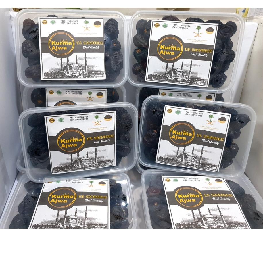 

COD✔️KURMA AJWA MADINAH /KURMA NABI ASLI ARAB/Kurma Ajwa / Kurma Nabi 1 Kg Premium Original(exp2024)4)|RA4