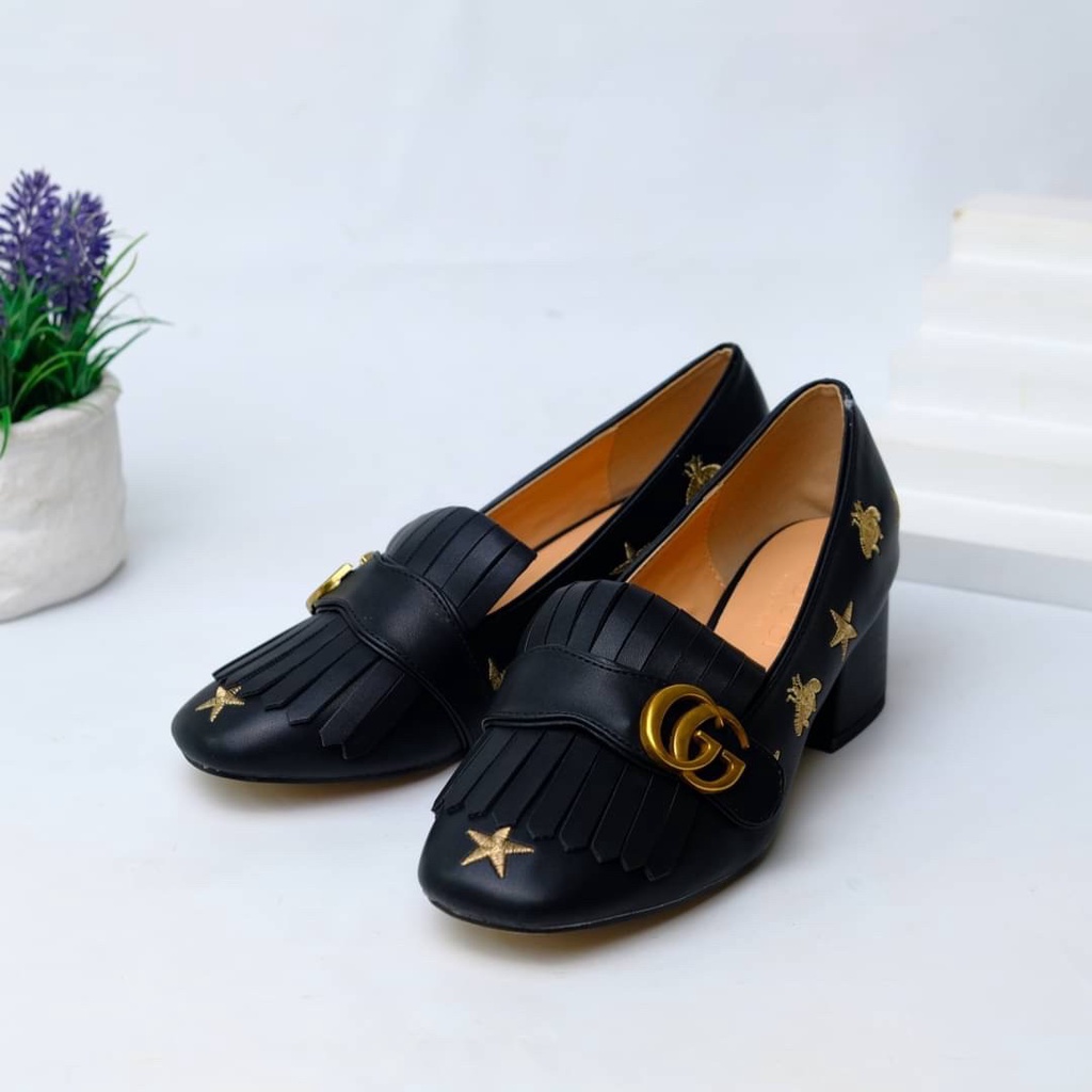 [7.7 Boombastis Sale⚡] - SEPATU WANITA HAK TAHU GC GCS008 HIGH HEELS PREMIUM IMPORT