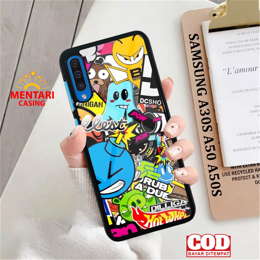 Case SAMSUNG A30S A50 A50S [ GRAF AESTHETIC ] Mentari casing case hp kondom hp case custom case casi