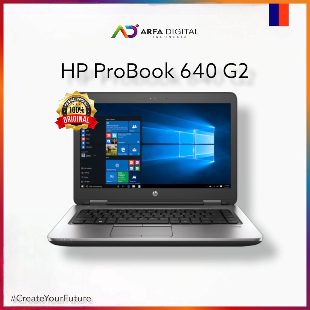 Laptop Hp Probook 640 G2 Core i5 Gen6 Ram 8GB SSD 256GB Murah Bergaransi