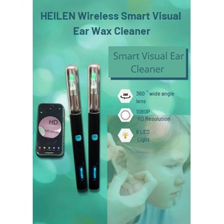 Heilen V1 Smart Visual Ear Wax Cleaner Endoscope Camera | Korek Kuping Wireless Kamera Endoskopi