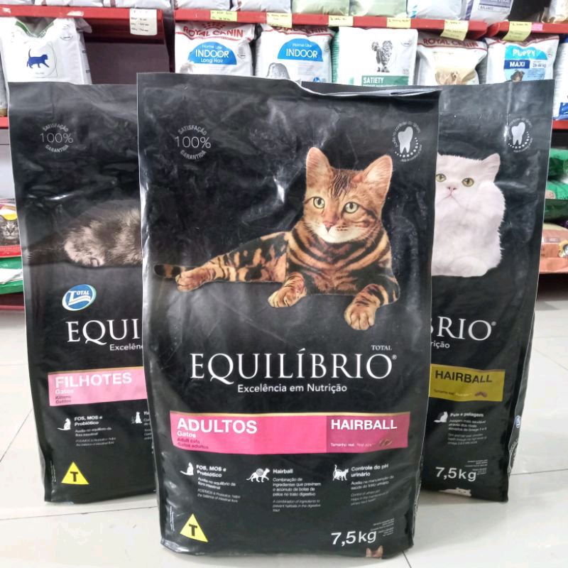 Promo EQUILIBRIO Adult Hairball 7,5kg (Ekspedisi) makanan kucing dewasa EQUILIBRIO dryfood