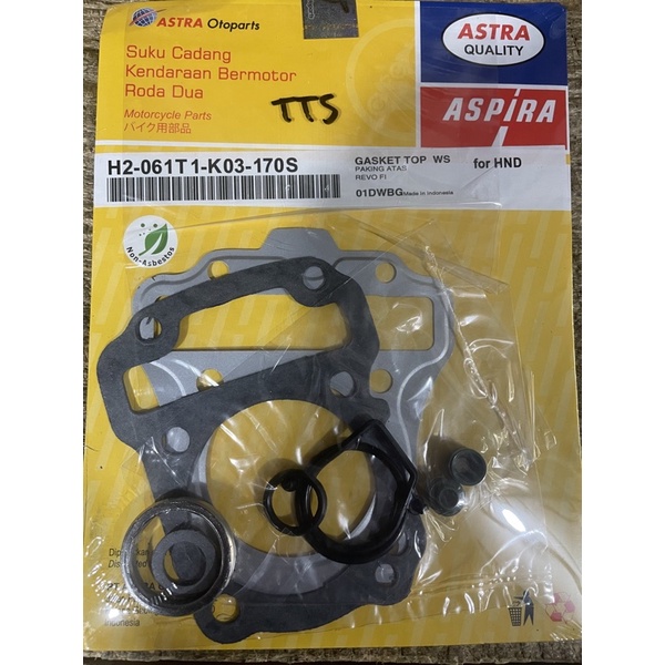 PAKING TOPSET ASPIRA HONDA REVO FI - BLADE FI K03