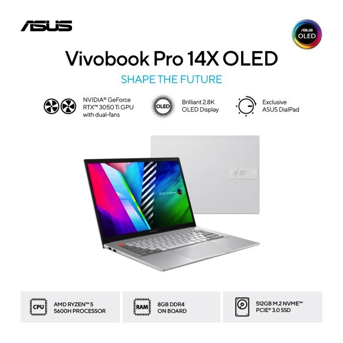 Asus Vivobook Pro 14X OLED M7400QE-OLED554 R5-5600H/16GB/512GB SSD Win 11
