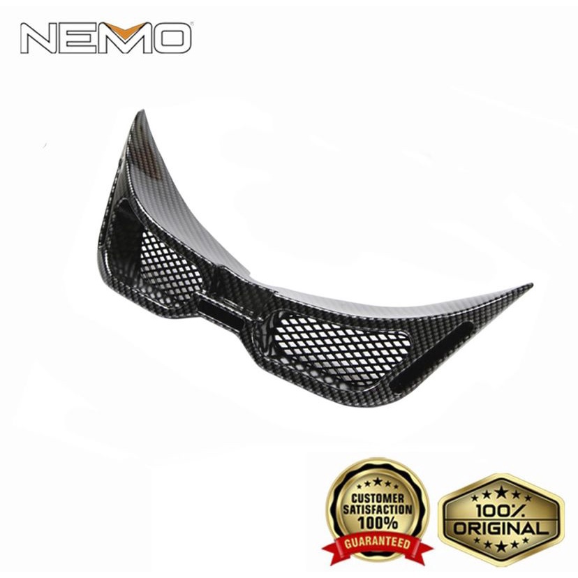 Cover Tutup  Aerox 155 Model Alien Carbon Karbon Nemo PNP Original - Charmoto