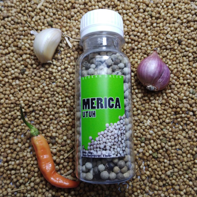 

Lada Merica Utuh Murni 50gram Harga Ekonomis Kemasan Praktis 100% Asli