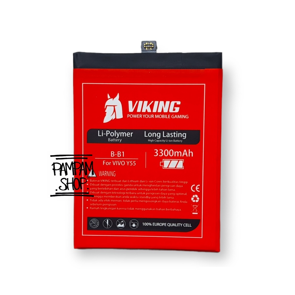 Baterai VIKING Double Power Original Vivo Y55 Y55S Y55L B-B1 BB1 Batre Batrai Battery Ori HP