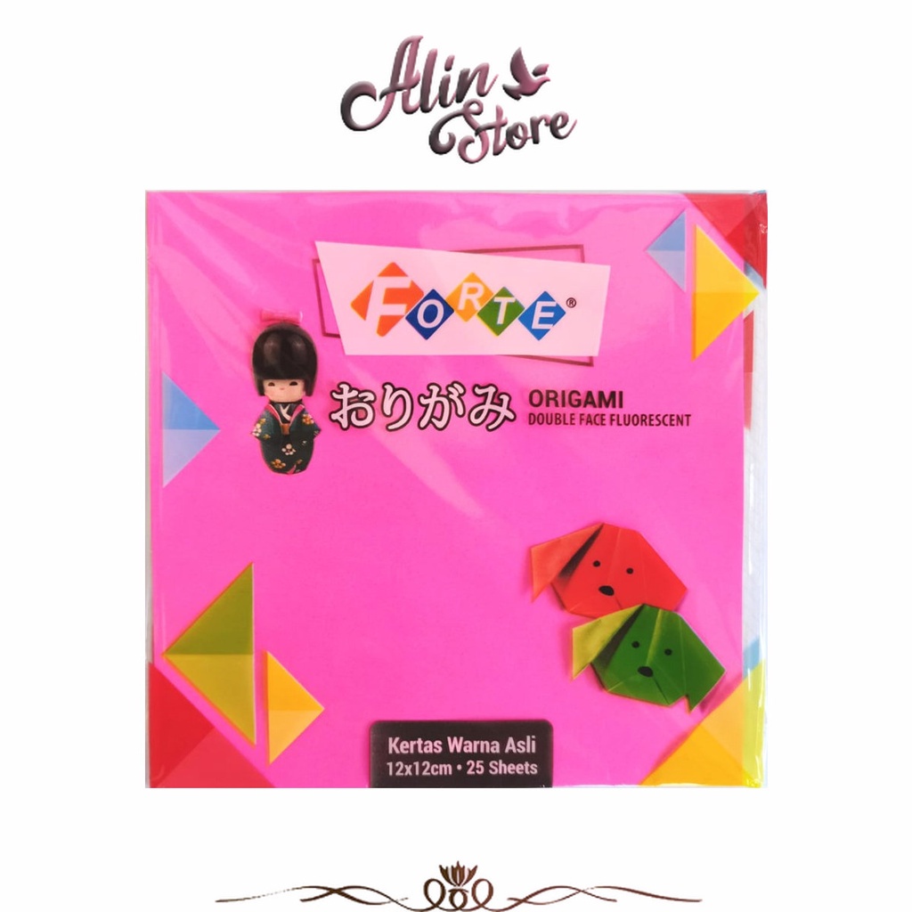

Kertas Lipat Origami 12 X 12 (Isi 25 Lembar) Forte